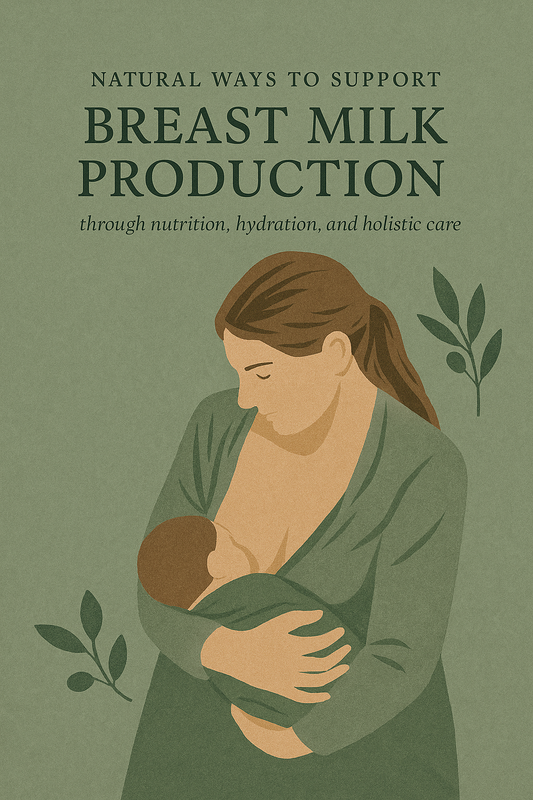 “Natural ways to support breast milk production through nutrition, hydration, and holistic care.”